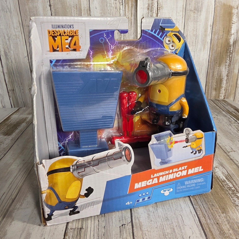 Despicable Me 4 Launch & Blast Mega Minion Mel Action Figure Moose Toys 59281